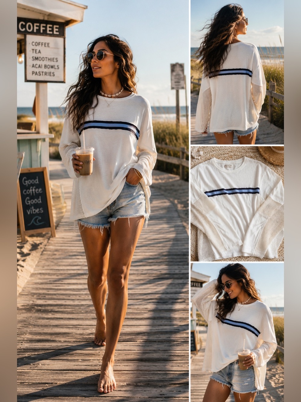 We The Free La Playa Tee. Size Small NWOT